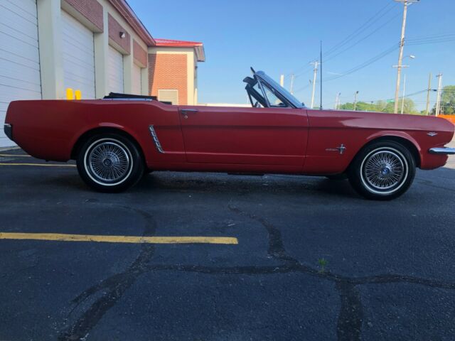 1965 White Ford Mustang Convertible