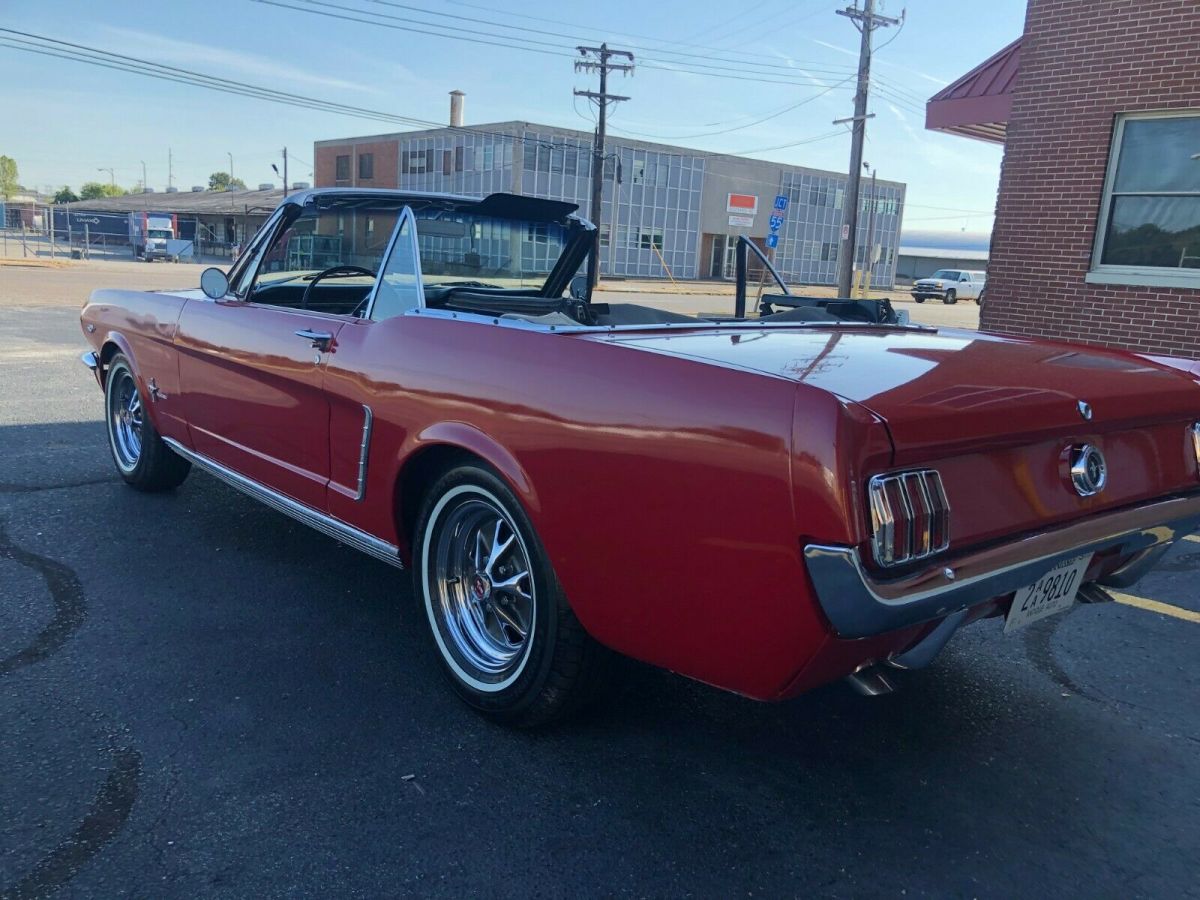 1965 Red Ford Mustang Convertible