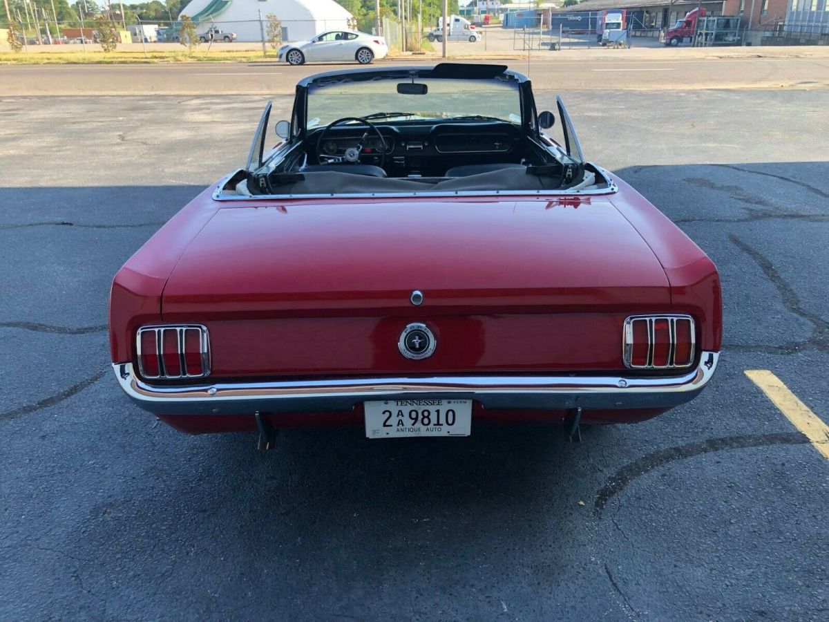 1965 Red Ford Mustang Convertible