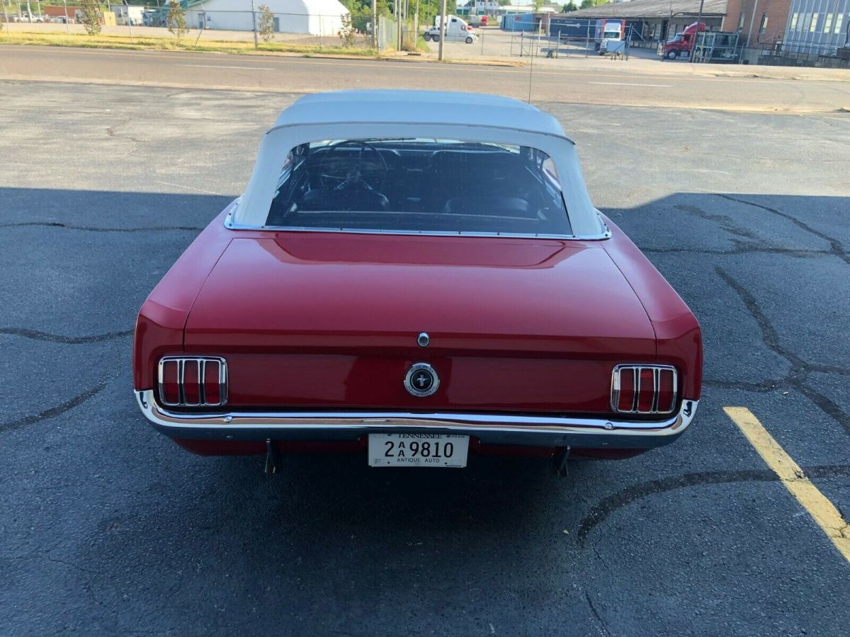 1965 Red Ford Mustang Convertible