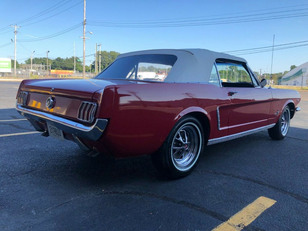 1965 Red Ford Mustang Convertible