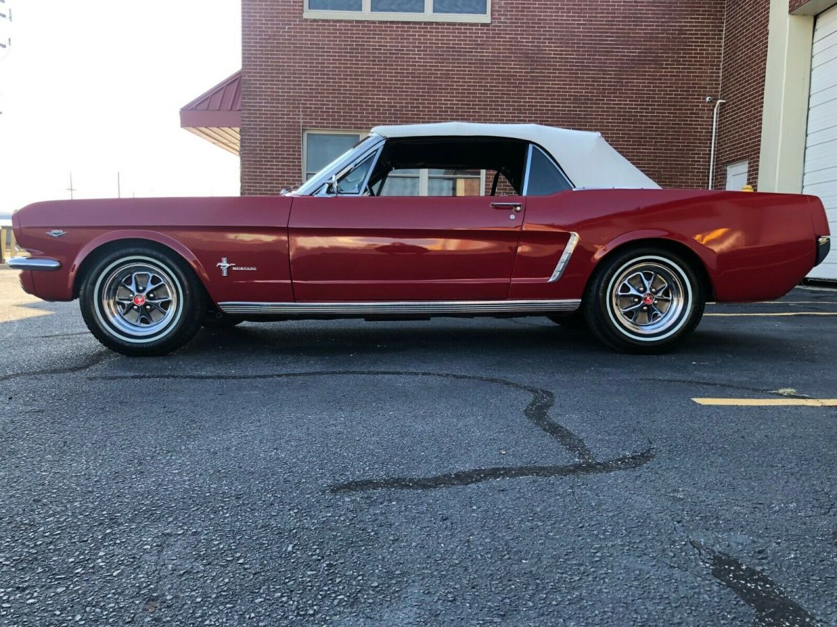 1965 Red Ford Mustang Convertible