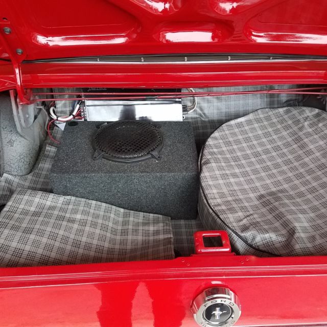 1965 Red Ford Mustang Convertible
