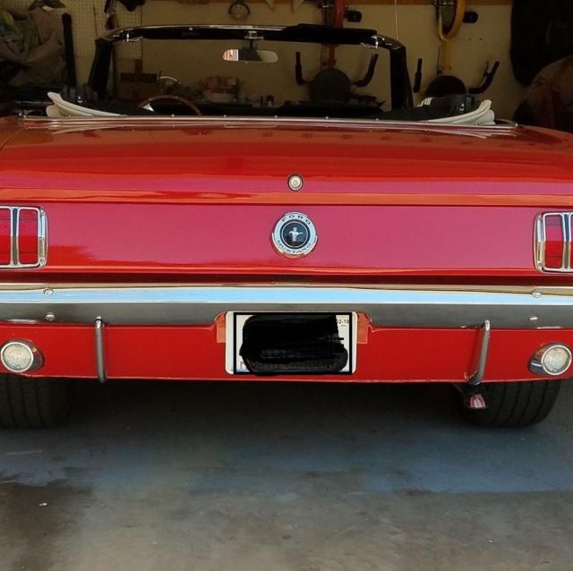 1965 Red Ford Mustang Convertible