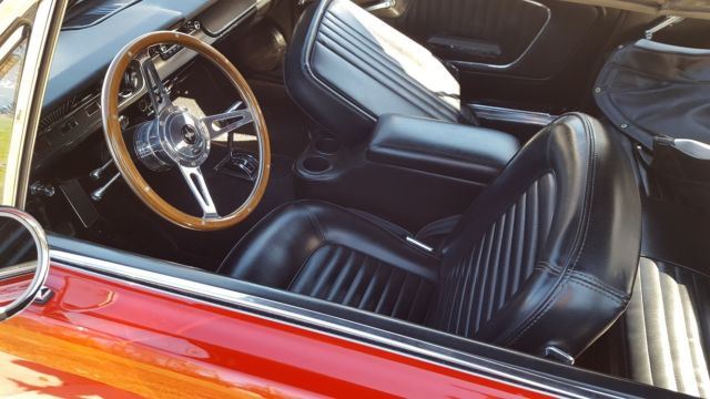 1965 Red Ford Mustang Convertible