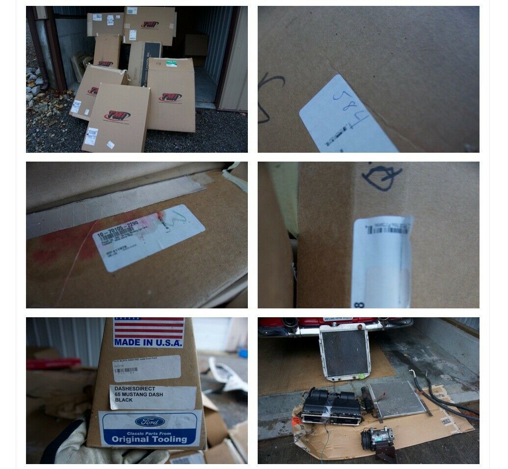 1965 Red Ford Mustang Convertible