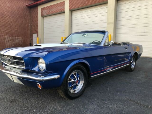 1965 Blue Ford Mustang Convertible
