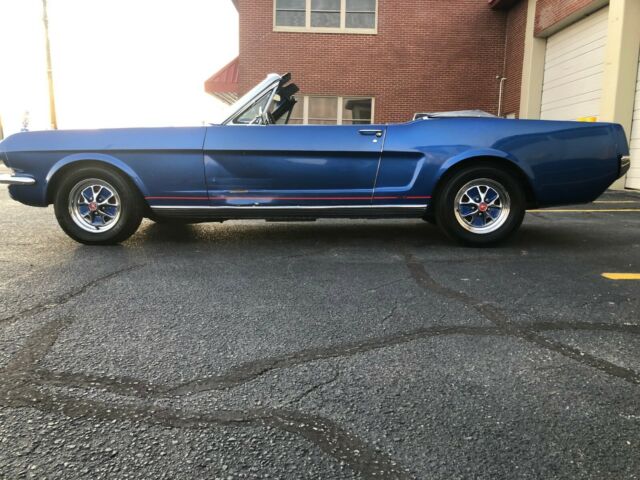 1965 Blue Ford Mustang Convertible