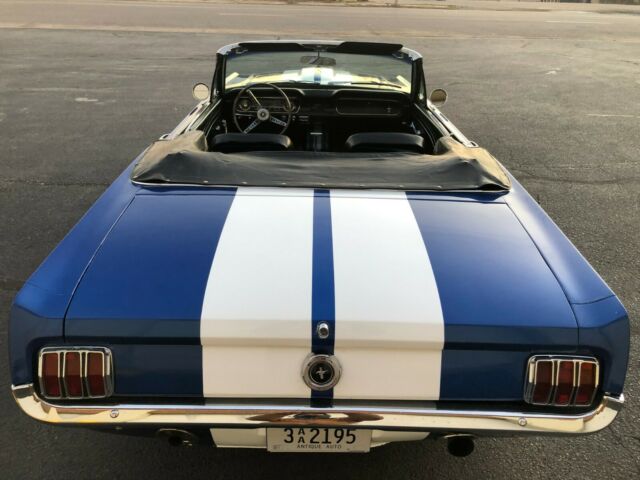 1965 Blue Ford Mustang Convertible