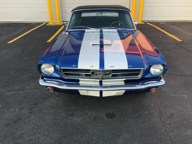 1965 Blue Ford Mustang Convertible