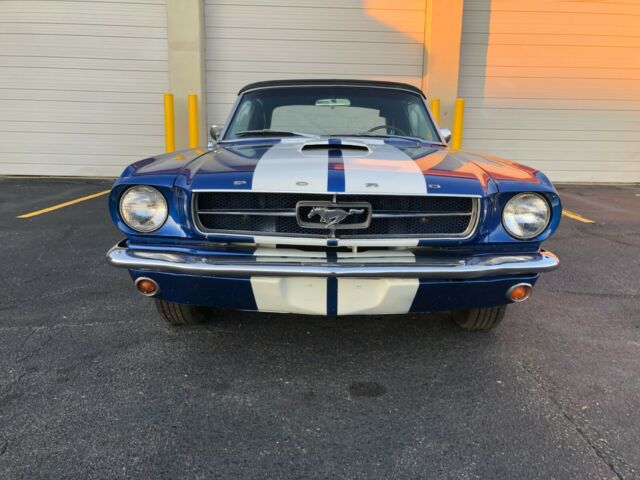 1965 Blue Ford Mustang Convertible