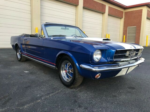 1965 Blue Ford Mustang Convertible
