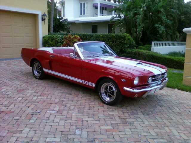 1965 Red Ford Mustang Convertible