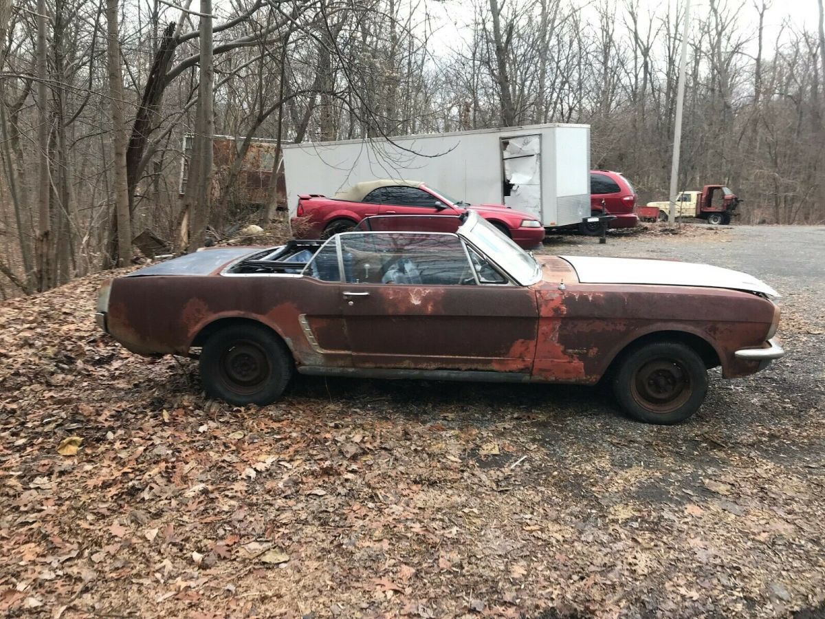 1965 Blue Ford Mustang Convertible