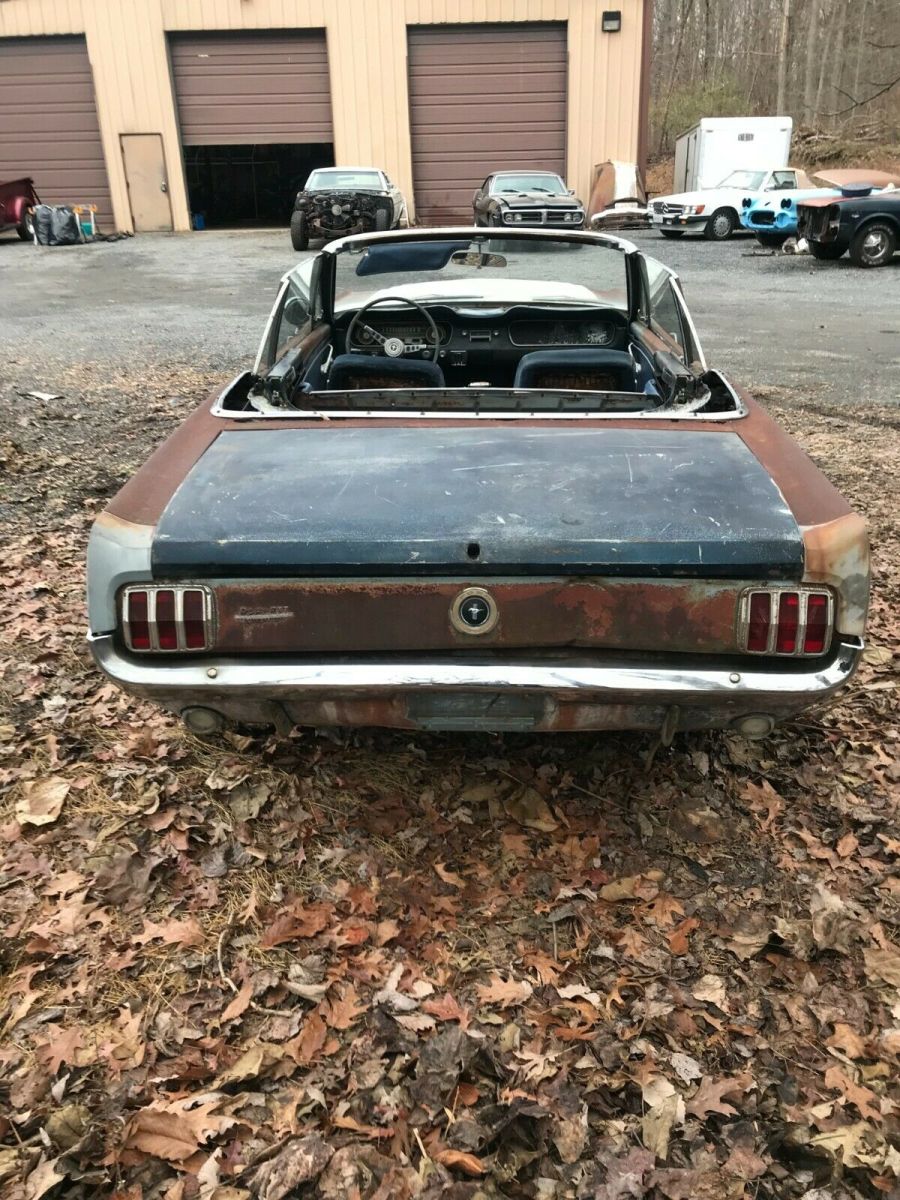 1965 Blue Ford Mustang Convertible