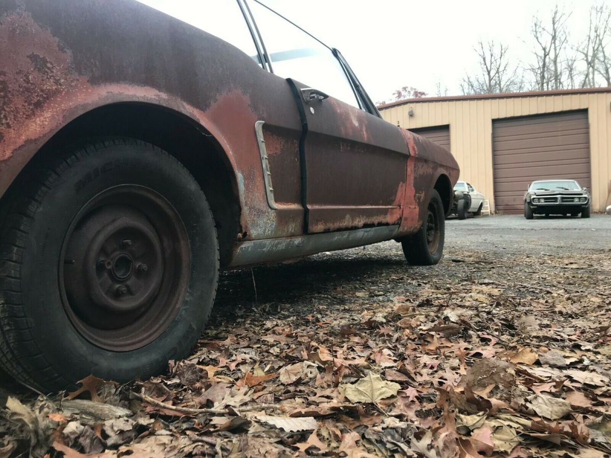 1965 Blue Ford Mustang Convertible