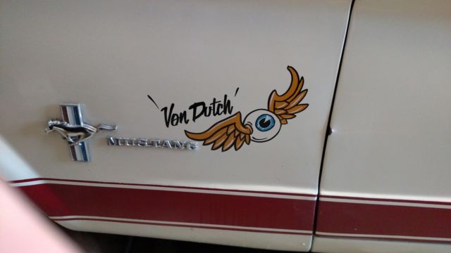 1965 WHITE Ford Mustang CONVERTIBLE