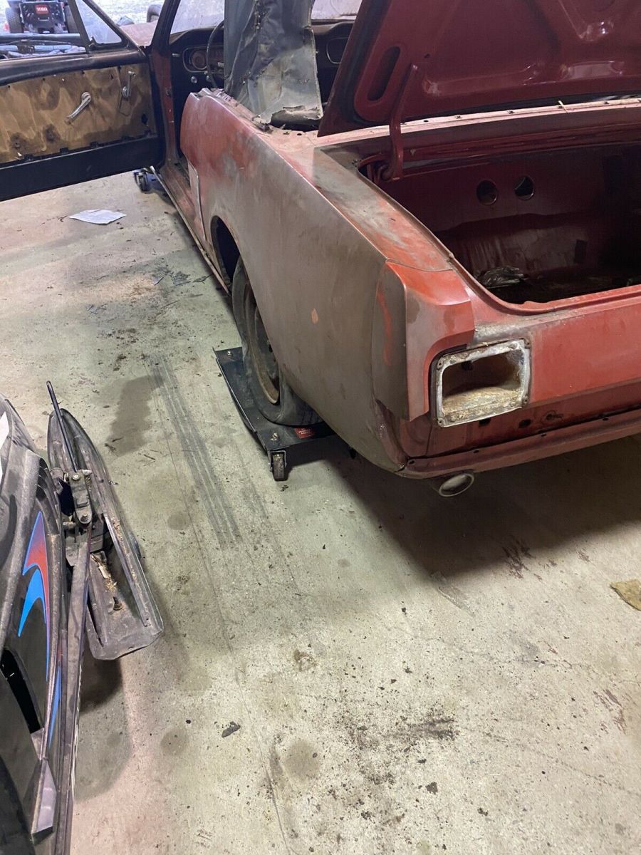 1965 Red Ford Mustang Convertible