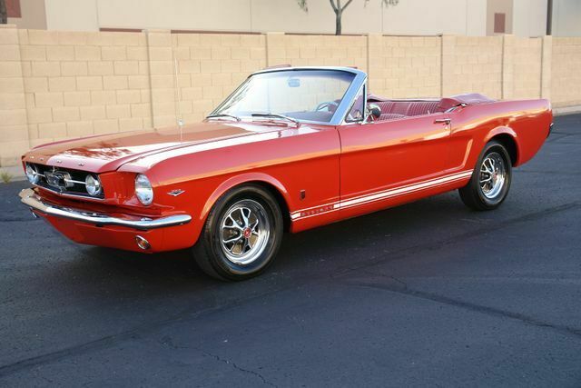 1965 Red Ford Mustang --