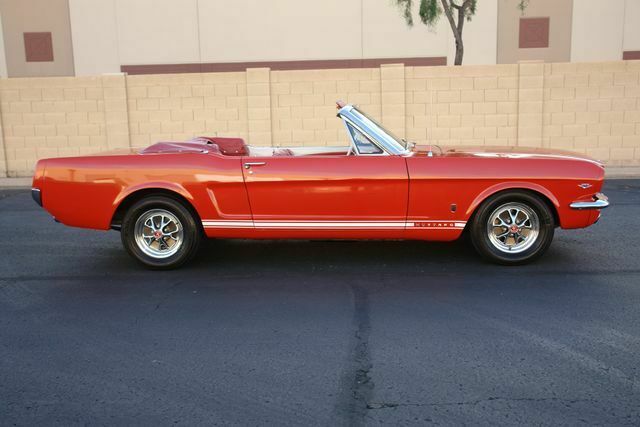 1965 Red Ford Mustang --