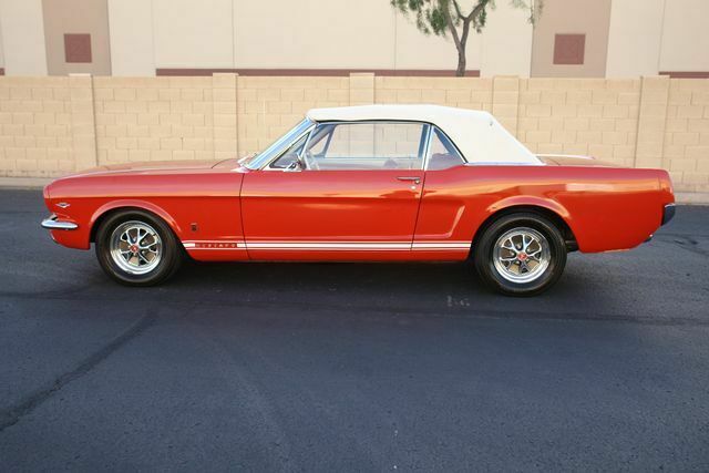 1965 Red Ford Mustang --