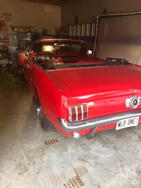 1965 Red/Black Ford Mustang Convertible