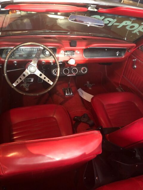 1965 Red/Black Ford Mustang Convertible