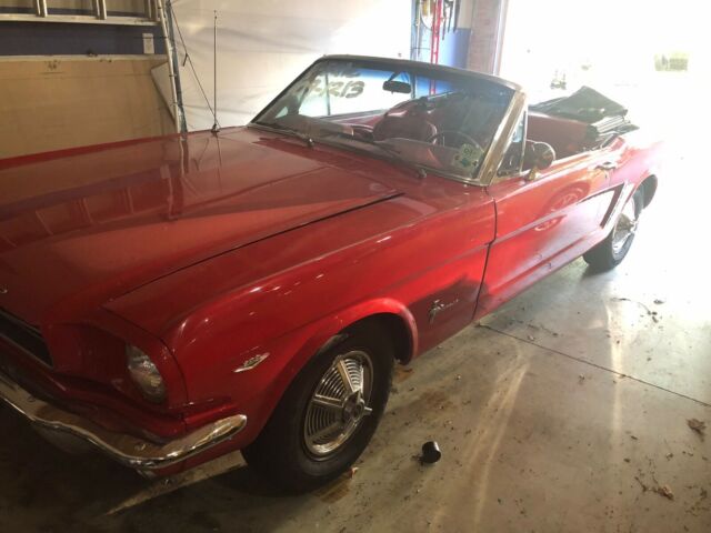 1965 Red/Black Ford Mustang Convertible