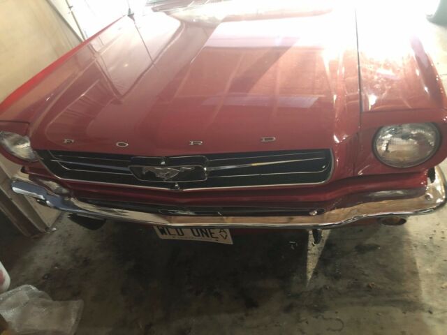 1965 Red/Black Ford Mustang Convertible