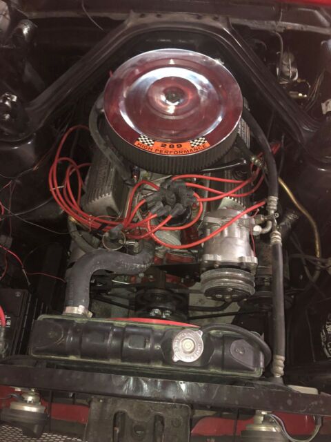 1965 Red/Black Ford Mustang Convertible