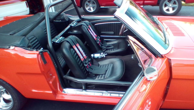 1965 Orange Ford Mustang Convertible
