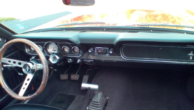 1965 Orange Ford Mustang Convertible