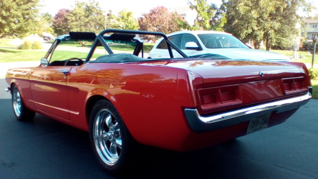 1965 Orange Ford Mustang Convertible