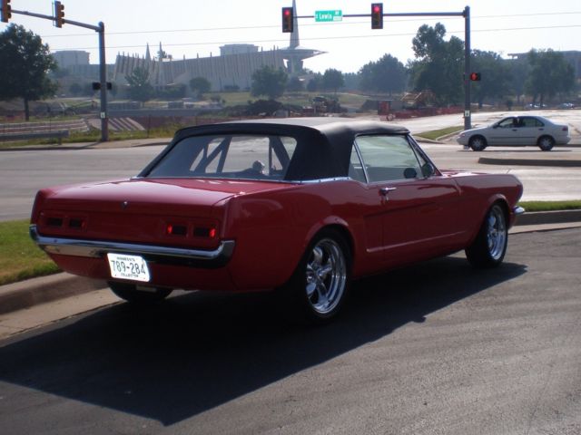 1965 Orange Ford Mustang Convertible