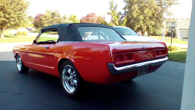 1965 Orange Ford Mustang Convertible