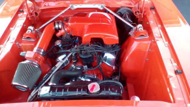 1965 Orange Ford Mustang Convertible