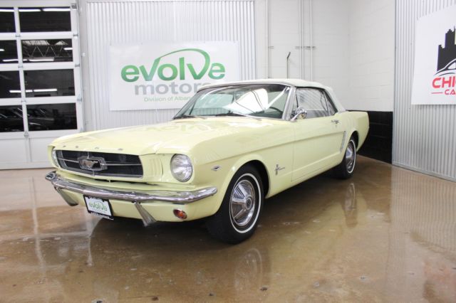 1965 Yellow Ford Mustang A/C, Restored, Documented