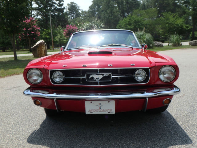 1965 Red Ford Mustang U/K