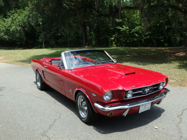 1965 Red Ford Mustang U/K