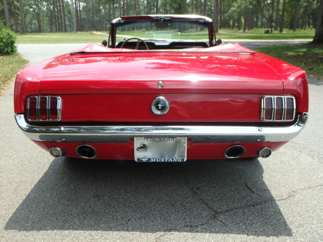 1965 Red Ford Mustang U/K