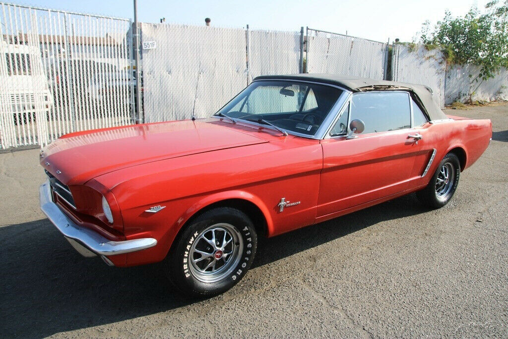1965 Red Ford Mustang Convertible