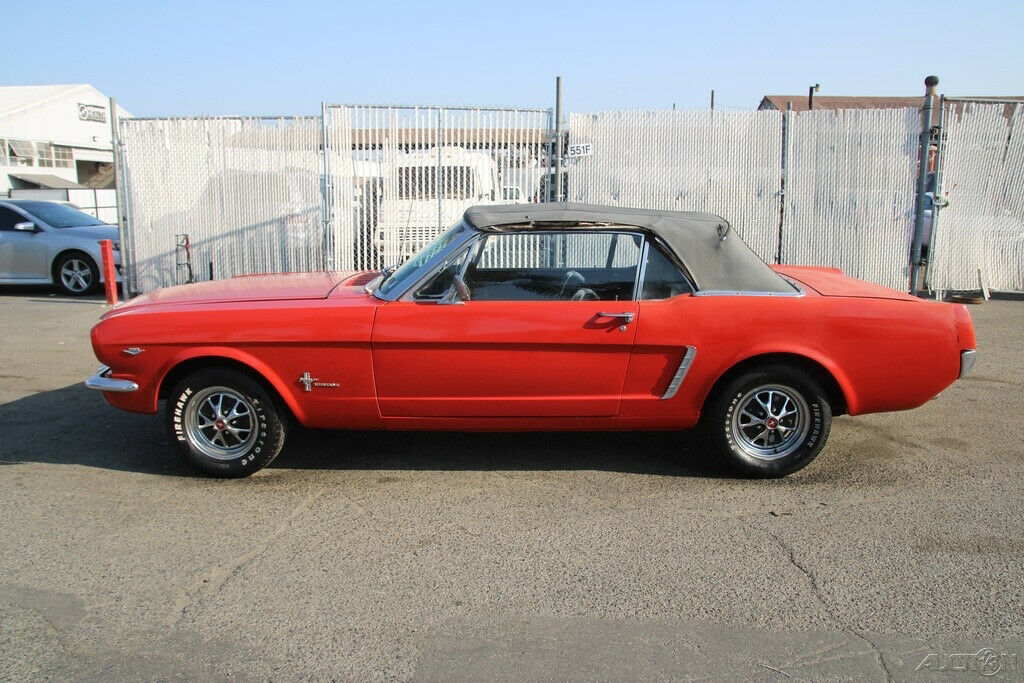 1965 Red Ford Mustang Convertible