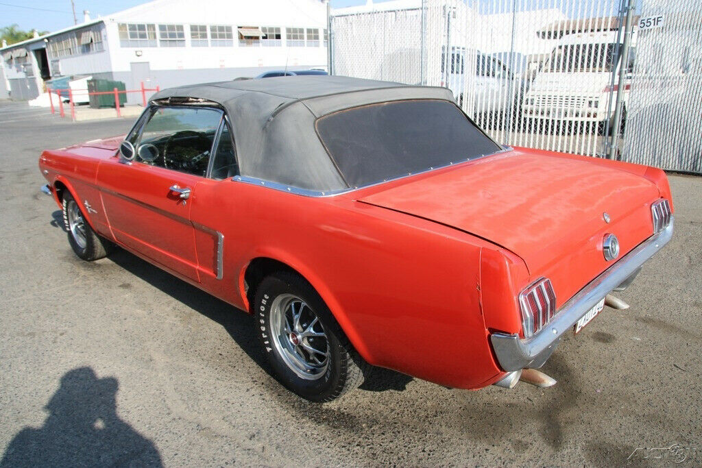 1965 Red Ford Mustang Convertible