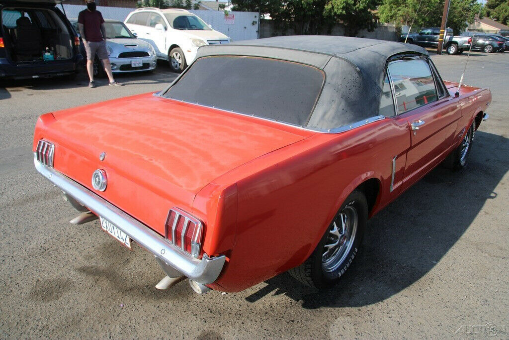 1965 Red Ford Mustang Convertible