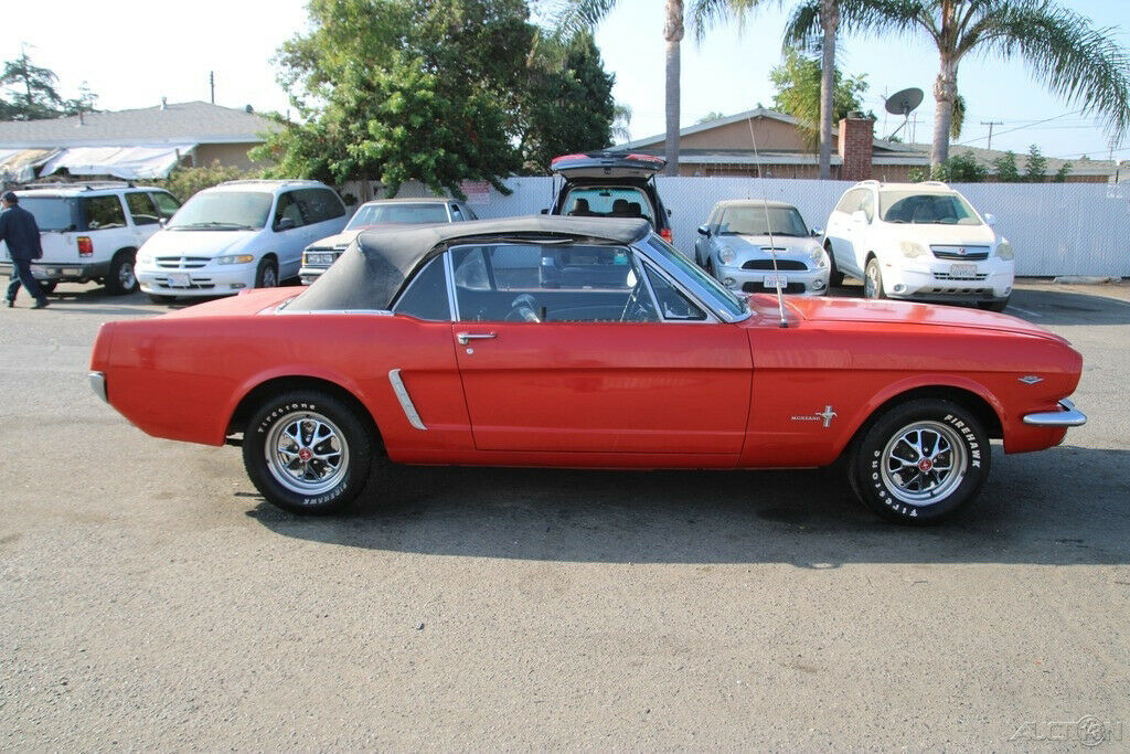 1965 Red Ford Mustang Convertible
