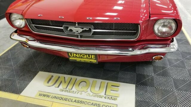 1965 Red Ford Mustang Convertible