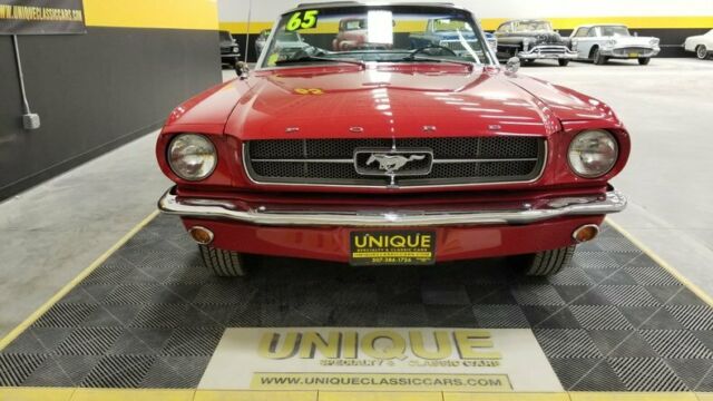 1965 Red Ford Mustang Convertible
