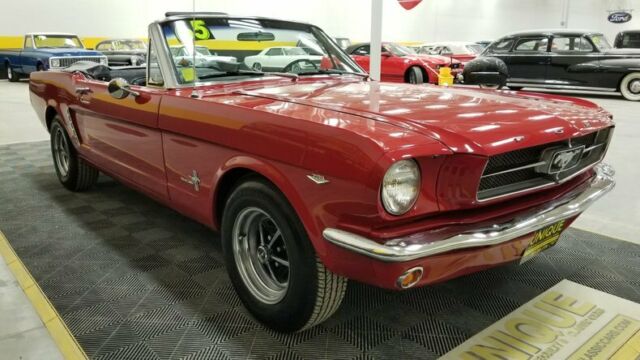 1965 Red Ford Mustang Convertible