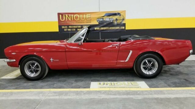 1965 Red Ford Mustang Convertible