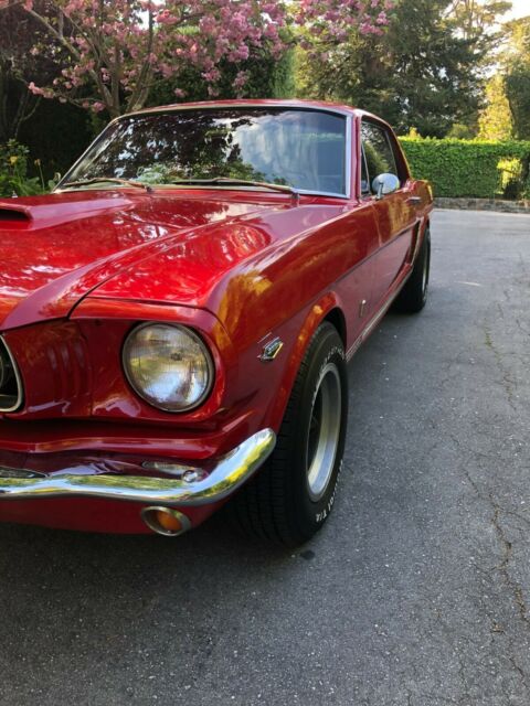 1965 Red Ford Mustang Coupe